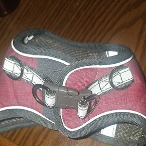 Pink & Grey Reflective Pet Harness Size Xsmall